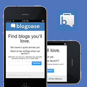 Blogcase New Landing Page
