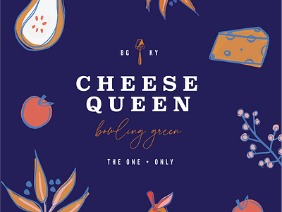 Cheese Queen BG Brand Identity branding design graphic design illustration illustrator logo