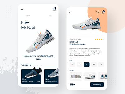 Nike Online Store App mobile mobile app nike nike shoes online shop online store shoes shoes store store uidesign uxdesign