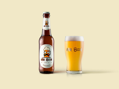 Mr. Beer beer beer branding brand design brand identity design logo visual identity