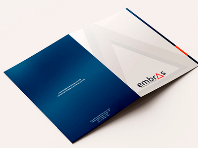 Embras Iluminação Eficiente brand folder identity iluminação logo logo design pasta
