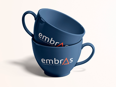 Embras Iluminação Eficiente brand caneca coffee identity iluminação logo logo design mug tea tea cup xícara