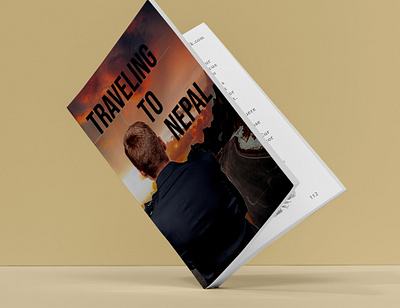 Traveling To NEPAL book book cover book cover design branding cover design design ebook ebook cover illustration logo