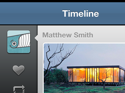 Timeline blue grey ios retina