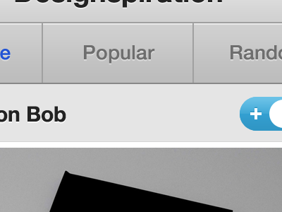 Bob blue grey iphone retina simple