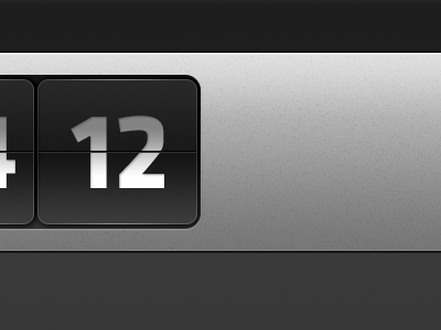 Flippin' app black dark flip gray interface iphone time