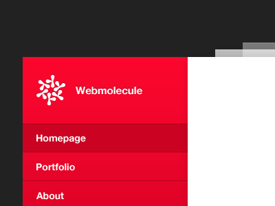 Almost... red webmolecule white