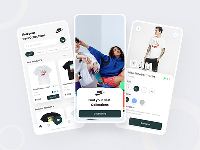Nike Shop App UI Design Challenge
