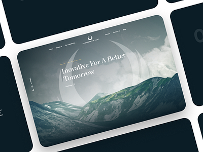 Monoventi Holdings Company - UI Design Landing Page, Homepage