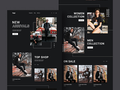 Clothing Store Landing Page