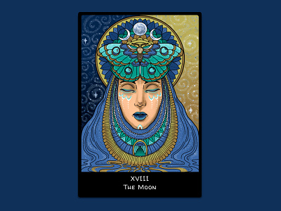 The Moon tarot Card