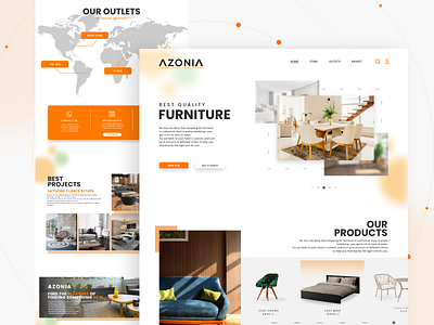 Furniture Landing Page Design