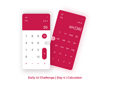 Daily UI Practice :: Day 4 (Calculator) branding daily ui design graphic design logo minimal ui