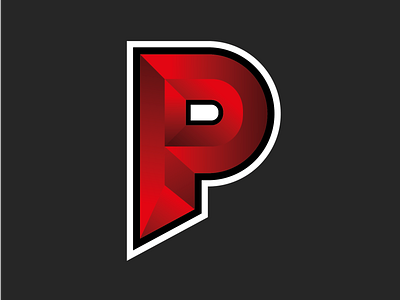 P Logo Esports branding icon illustration logo vector