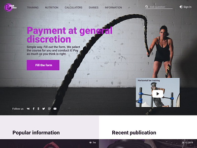 workout communyti adobexd branding design figma freelance logo psd ui ux web website