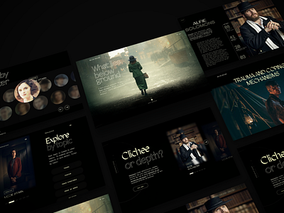 Peaky Blinders — Web Concept by Raul on Dribbble