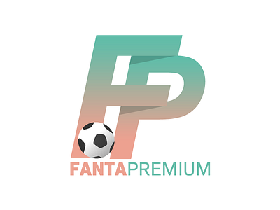 FantaPremium fantacalcio fp logo logo design soccer