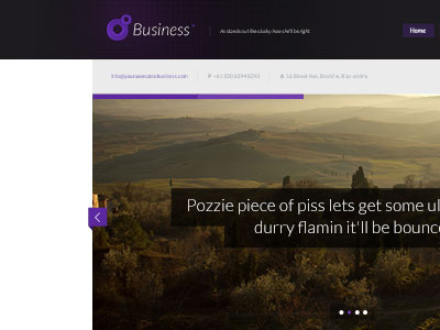 Free Business Theme Psd design flat free psds psds free ui web web design webdesign websites