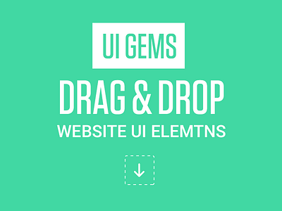 Free Download design drag and drop photoshop ui web design
