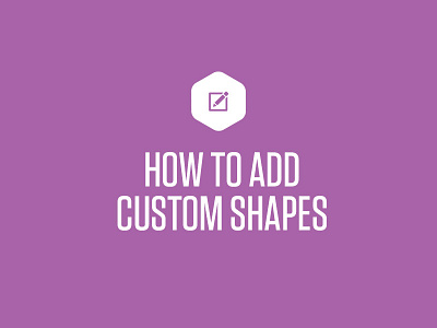 How to Add Custom Shapes in Photoshop