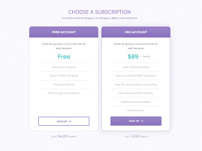 Free Pricing Table PSD design free download mockup photoshop ui web design