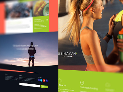 Free Fitness PSD template free download photoshop psd template ui ux website