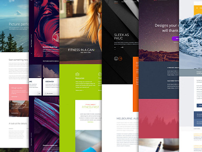 Download Free Website Psd Designs Themes Templates And Downloadable Graphic Elements On Dribbble PSD Mockup Templates