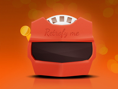 Retrofy.me Logo icon orange retro