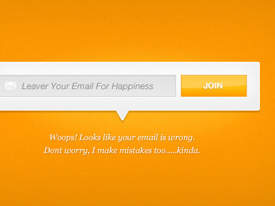 Free Email Subscriber PSD email free orange