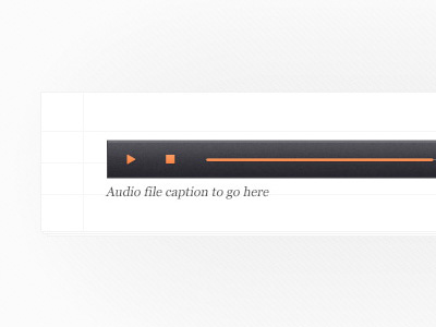 Free PSD: Clean Audio Player File clean free download free photoshop psd