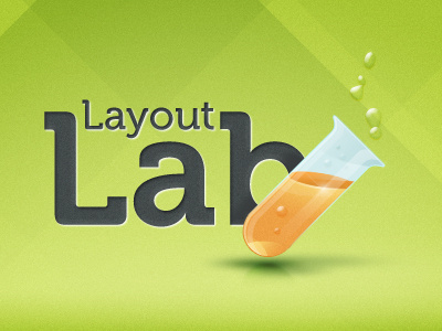 Layoutlab design icon lab layout logo