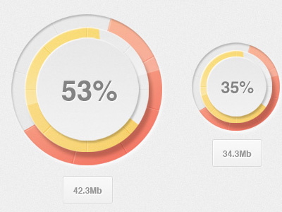 Percentage Loader - FREE PSD ui web web design website design