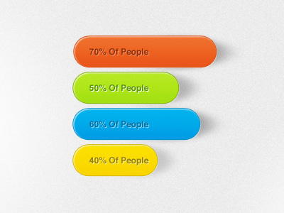 Simple Colored Graph PSD for FREE colourful free psd graph web design