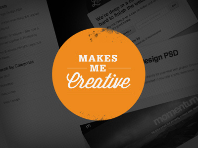 NEW SITE: Makes Me Creative blog design resources web design web site website