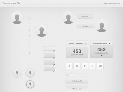 Sneak Peak! gui ui web design