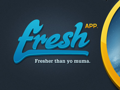 Fresh App - Free website PSD
