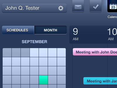 Little tweaks icons schedules web app