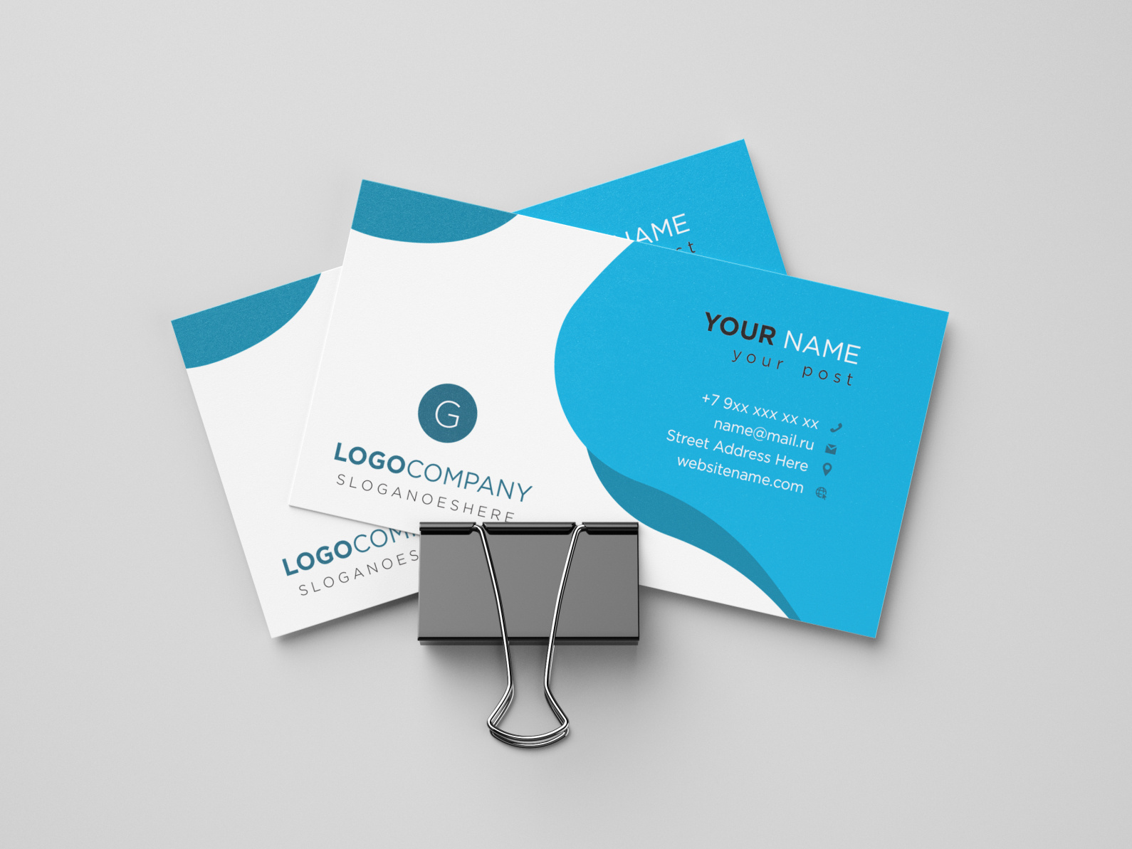 Готовая визитка by Алла Прилуцкая on Dribbble