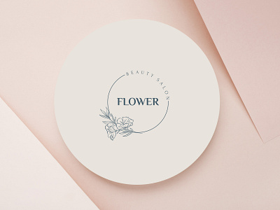 Логотип для салона красоты design logo айдентика брендирование полиграфия
