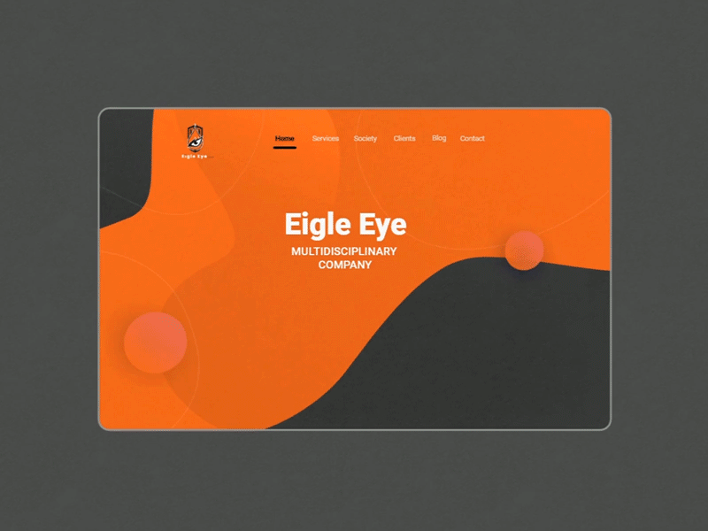 Eigle Eye Website animation app design design graphic design motion graphics ui ux web design