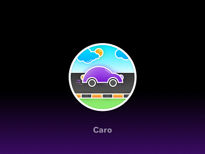 Caro car flat2 illustration