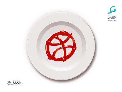 Sauce Dribbble abparvar dribbble filll plate sauce