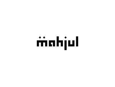 Mahjul brand identity branding concept custom custom font custom type design fashion brand graphic design lettering logo logo design logotype minimal type typography vector wordmark