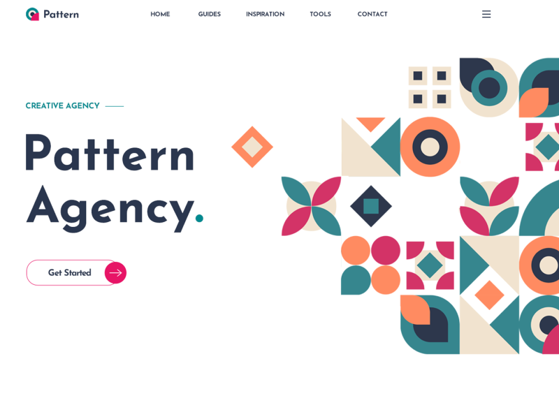 Pattern Agency by Spondon Roy on Dribbble