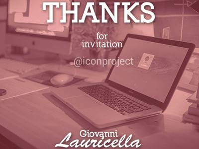 thanks to @iconprogect @iconprogect giovannilauricella thanks thankyou