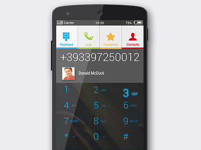 Android Dialer Lucarossiweb android concept design dialer flat interface kitkat ui