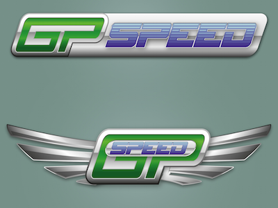 Speed logotype inspiration auto car emblem gp gran prix logo racing speed style
