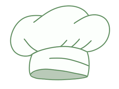 Chef's hat logo apple pencil chef chef hat chef hat logo digital illustration hat logo illustration ipadpro procreate