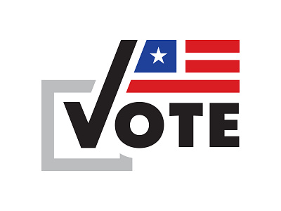 Vote 2020 art branding design election icon illustration illustrator logo politics typography usa usa flag vector vote