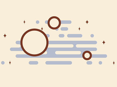 Stars and Moons design illustration vector